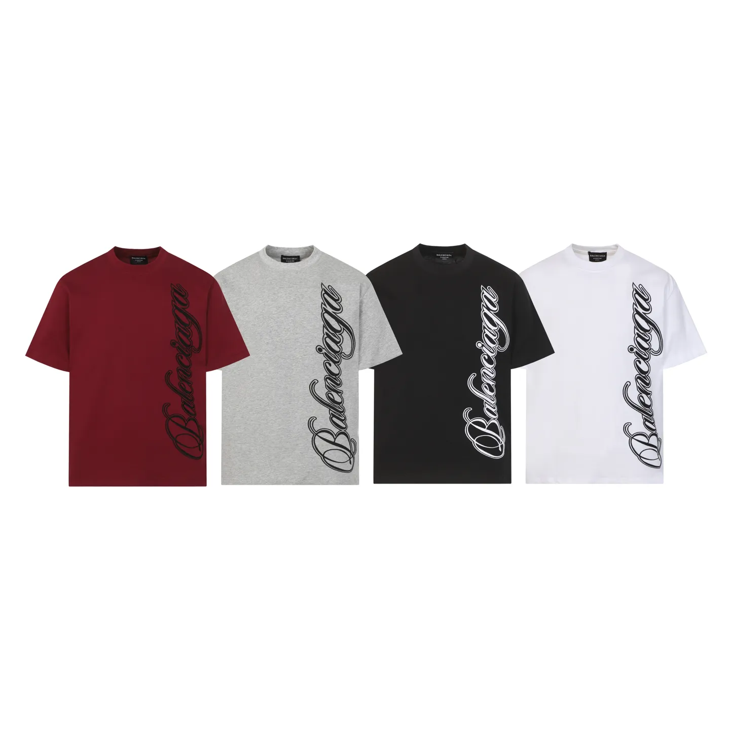 💓 P85💰 【 Quality】 ：9022# ：Black White Size：S XXL 【 . Quality】 Balenciaga Bal logo Quality 320 T Classic 2026ss Quality Versatile Quality